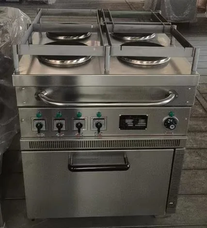 Marine 15kw 4 Hot Plate with Oven Electric Cooking Range