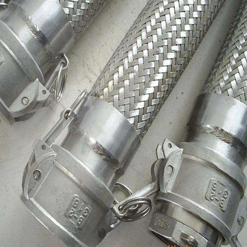 SS304 Braided Bellows Flexible Metal Hose Pipe for Conveying Steam