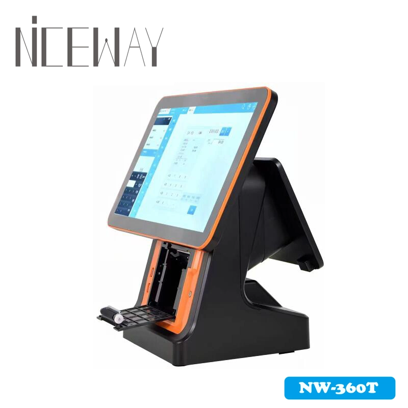 15.6 Inch Capacitive Touchscreen POS Systems Cash Registers Terminal for Restaurant