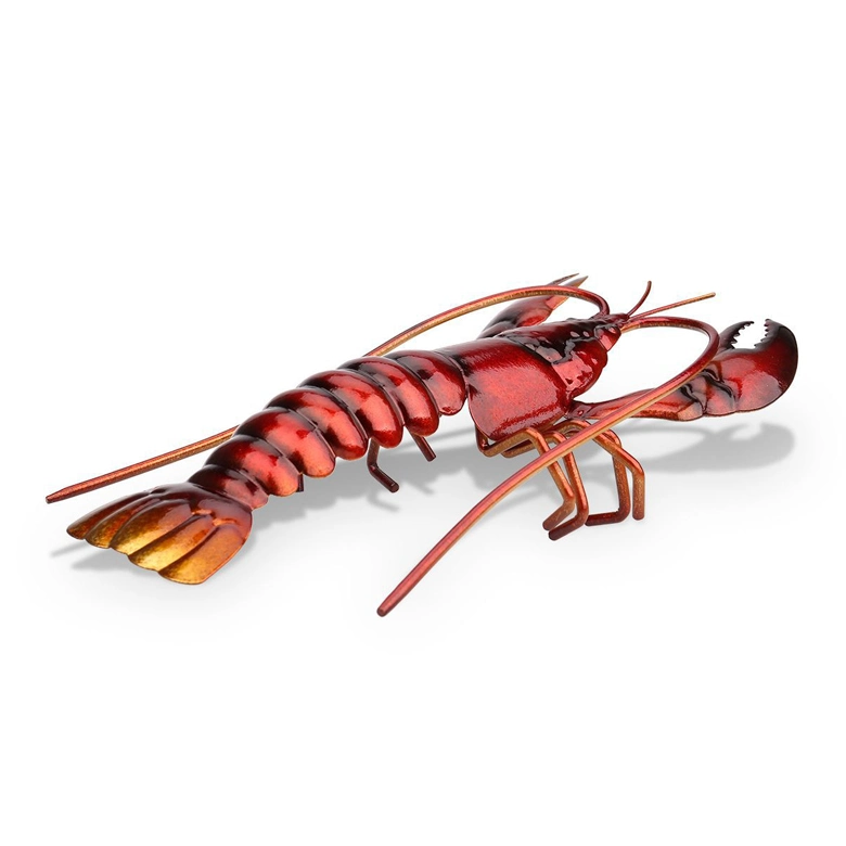 Ocean Theme Wall Hanging Decor (Lobster) Metal Lobster Fishing Wall Decor