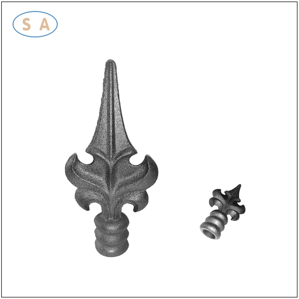 OEM Decorativo Cast Iron Spear Head Forn Iron Spears for Porta/cerca