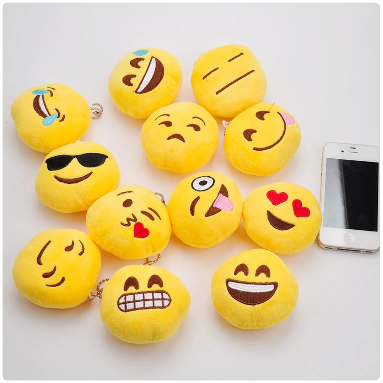 Emoji 10cm Peluche en vente Chaînette drôle et douce Jouet en peluche