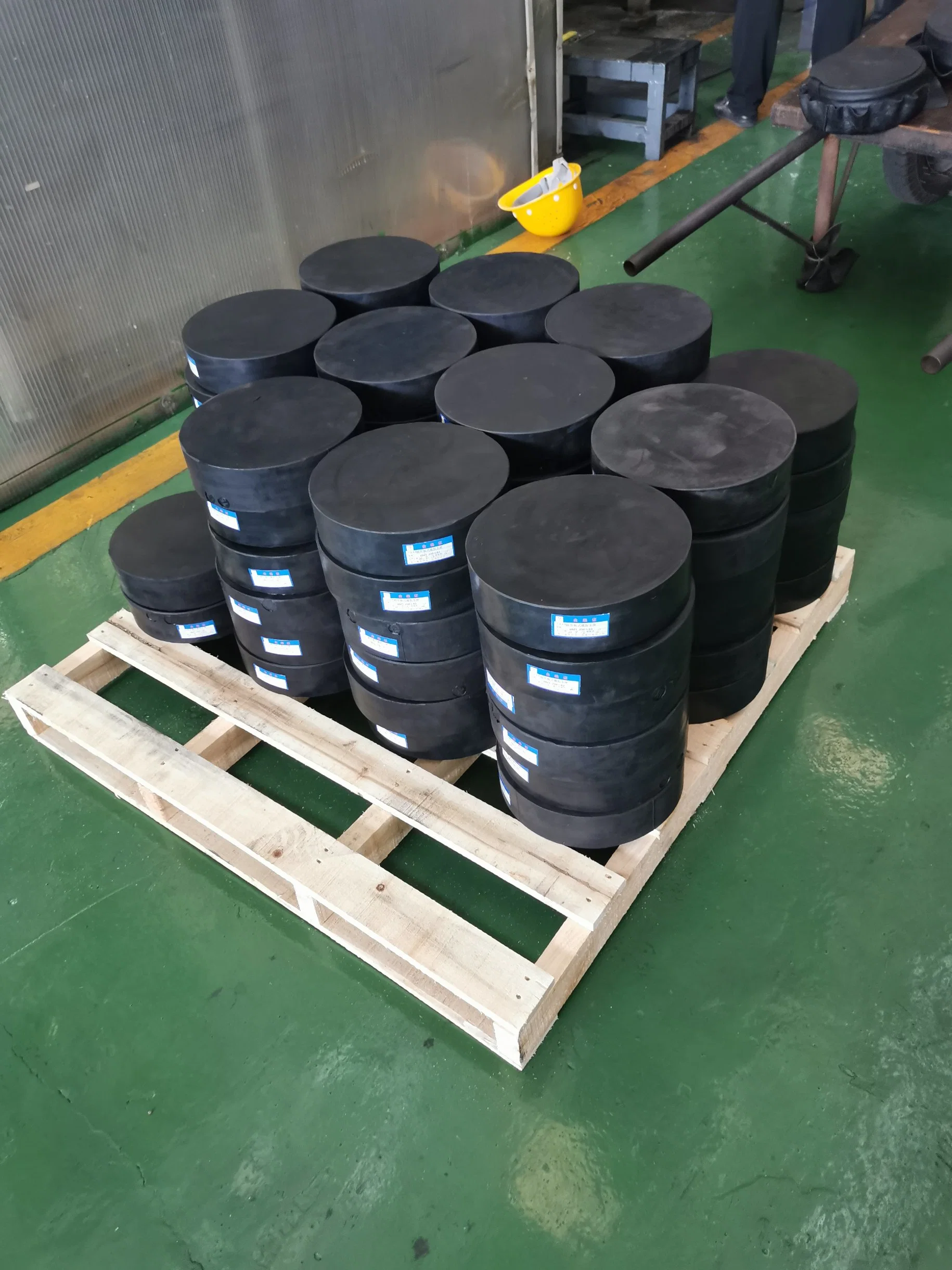 Rubber Elastomeric Bridge Bearing Plate Type Rubber Bridge Support Bearing for Concrete Bridge