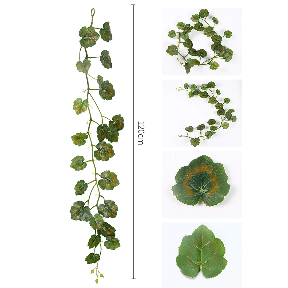 Artificial Green Vines Begonia Leaf F Vines for Home Decoration