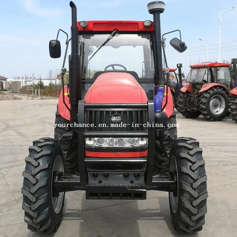 Europa CE zugelassen Dq1004 100HP 4WD China billig Big Agri Radtraktor heißer Verkauf in Senegal