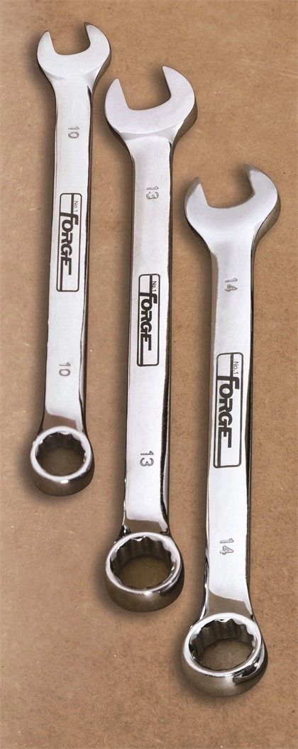 9mm High quality/High cost performance  Hand Tools Cr-V Steel Polished Combination Wrench Spanner