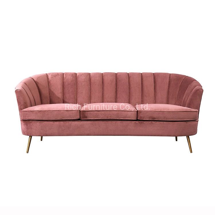 Hotel Wohnzimmer Event Stoff Sofa Shell Plisseed Geformten Stuhl Couch Mit Metallbeinen