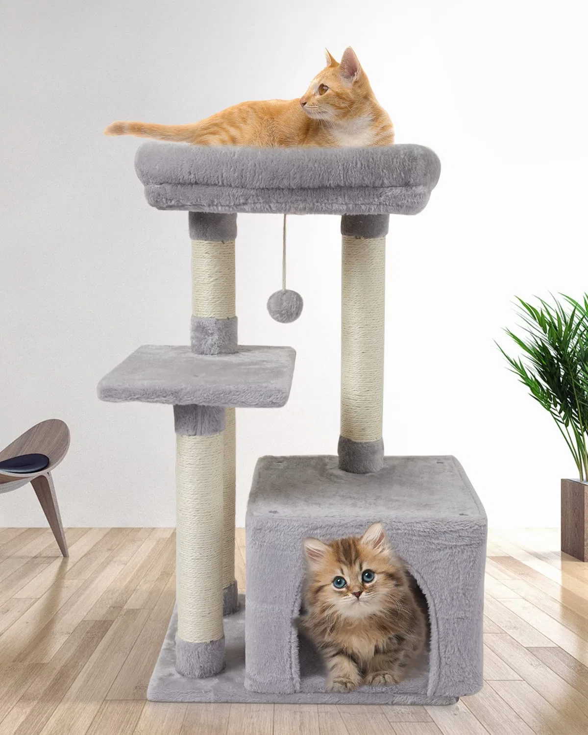 Good Quality Sisal Cat Tree Tower House Bed Cat Climber