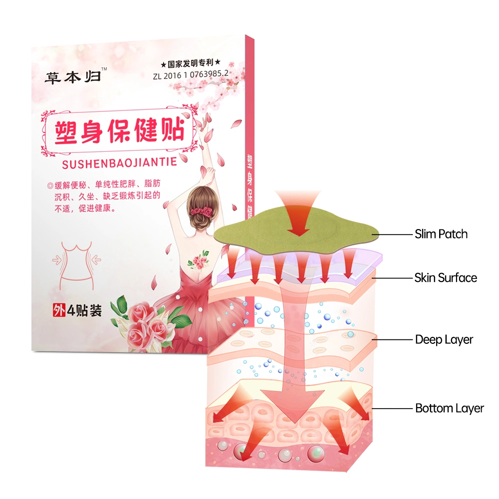 Healthy Weight Loss Patch with Chinese Medicine and Honey for Wholesale/Supplier