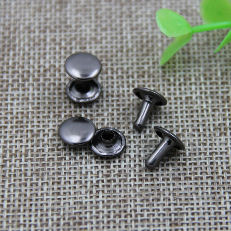 Decorative Metal Stud Jean Button Double Cap Rivets for Handbags Metal Rivet