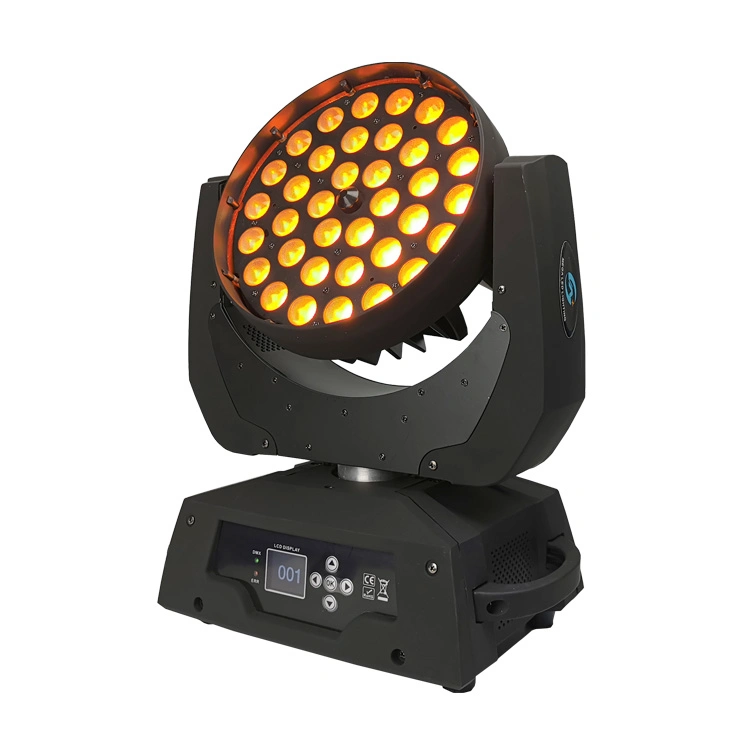 New Design Three Circles Moving Wash Zoom RGBW 36X10W LED Moving Head