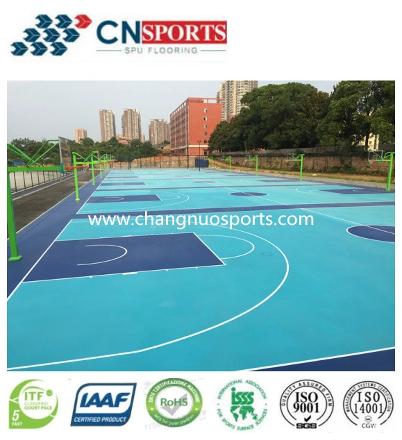 Indoor/Outdoor Sports Court Flooring Polyurethane Coating Self Leveling Paint Flooring