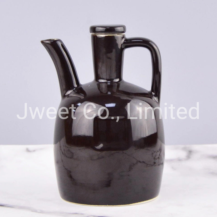 375ml Liquor Wine Soy Sauce Olive Oil Ceramic Pot