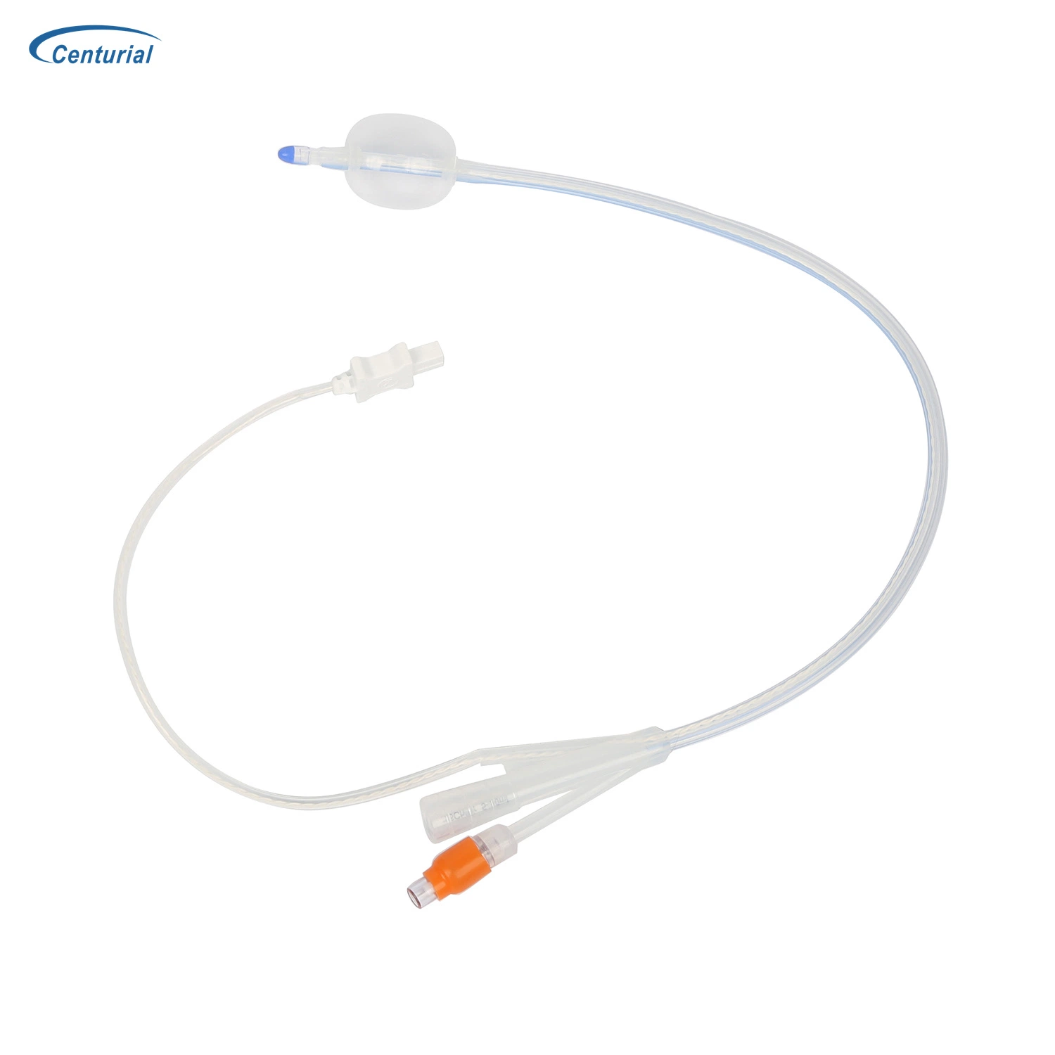 High Accuracy 100% Silicon Foley Catheter with Temperature Probe