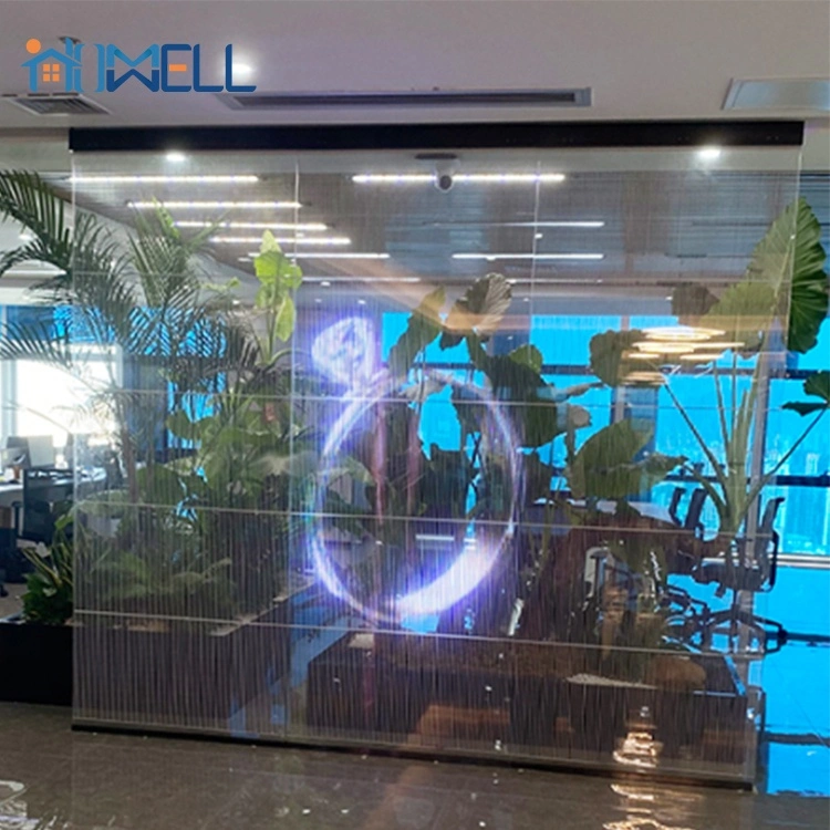 HD Transparent LED Display Screen Glass Window Curtain Indoor Advertising Video Wall P5*10 P10 P20 Panel