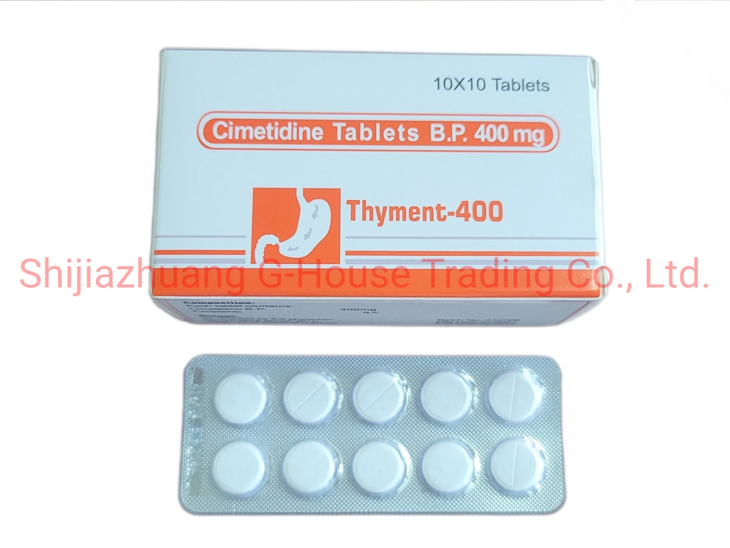 Cimetidina Tablets 400mg Medicina ocidental medicamento farmacêutico