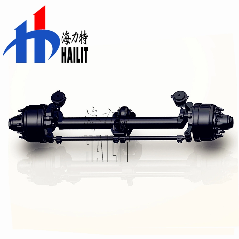 Ht Super Sale 13 16 18 20 25 Ton Hydraulic Turnable Steering Axle for Trailers