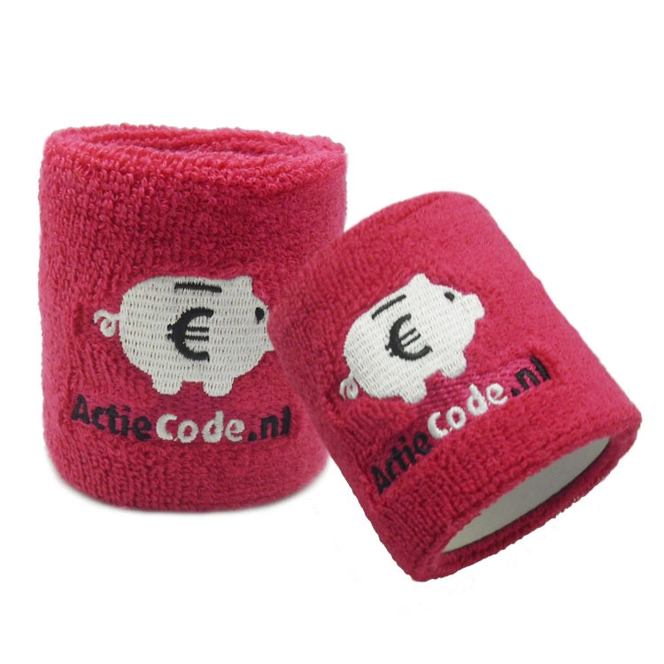 Wholesale Manufacturer Custom Promotional Gift Sports Cotton Unisex Yoga Tennis Embroidery Sweatband