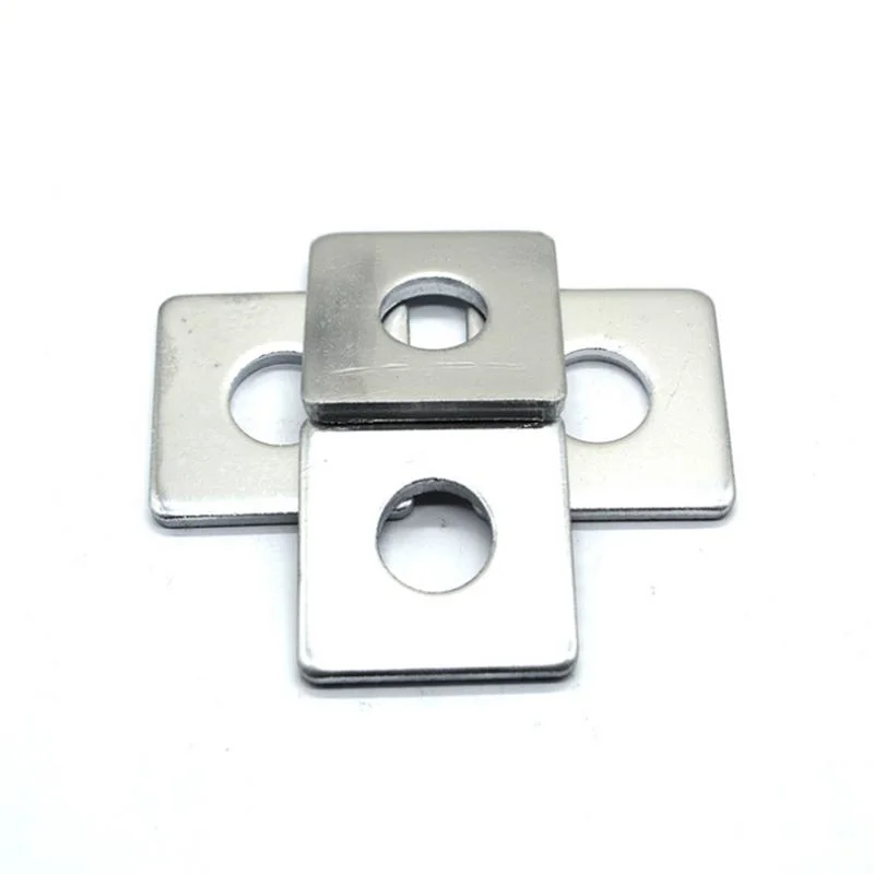 Galvanized Square Gasket Stainless Steel Bearing Plate Gasket Square Flat Washer