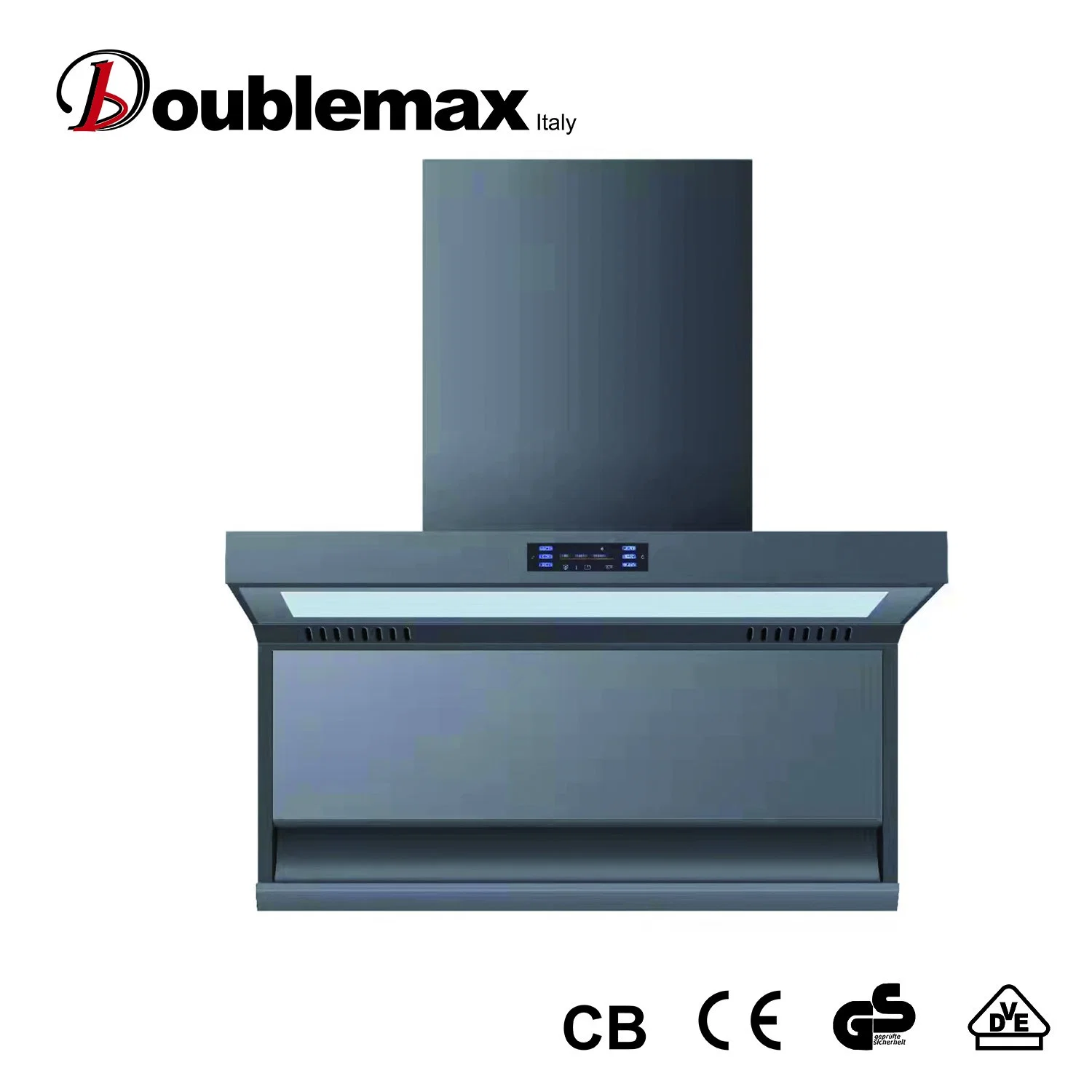 900mm Kitchen Range Hood with Touch Control 3 Speed Cooker Hood