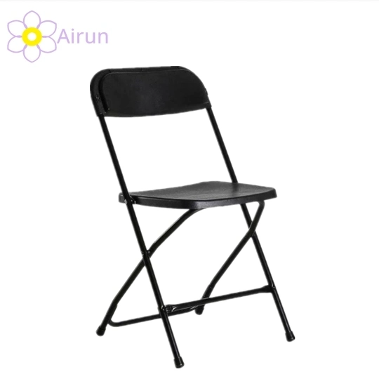 High quality/High cost performance Hot Selling Exhibition Steel Pipe Plastic Conference Meeting training Folding Chair