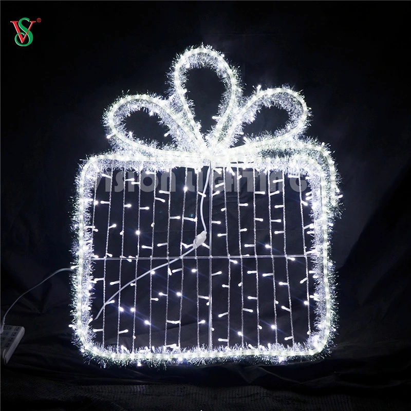 ضوء LED 2D Gift Box لعرض نافذة المتجر