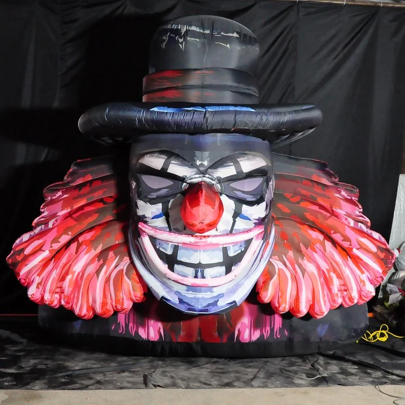 Boyi géant de la publicité clown gonflable Joker6323 Gonflables de marionnettes Halloween par