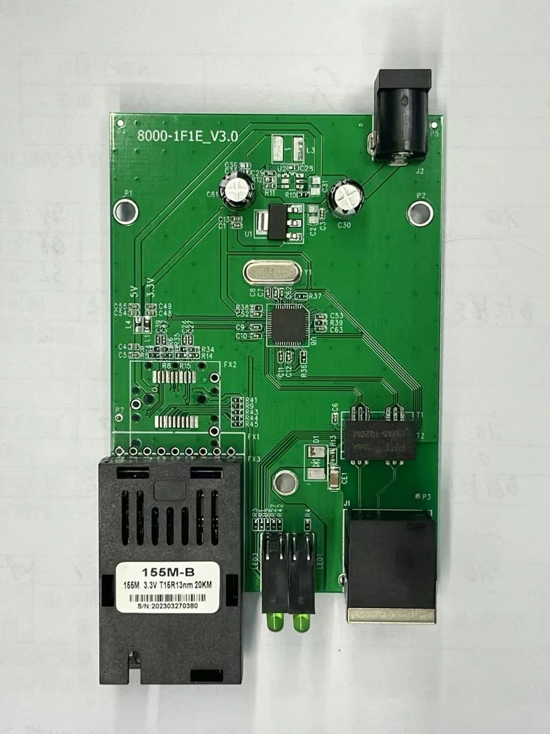 Una buena calidad de fibra óptica de 10/100m Media Converter de 20km 1.310 nm Conversor de medios de fibra