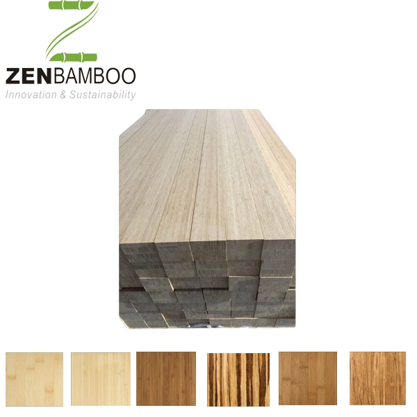 100%Solid Natural Bamboo Raw Material and Natural Color Bamboo Structural Beam