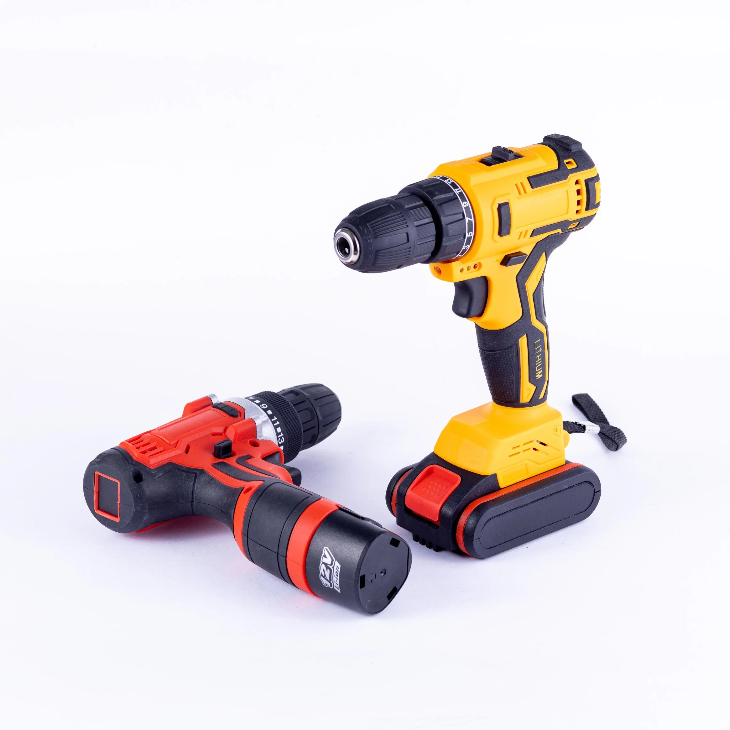 21V Impact Cordless Brushless Compact Drill Electric Tool Power Tool with 2-Speed Lithium-Ion Battery Drill Driver