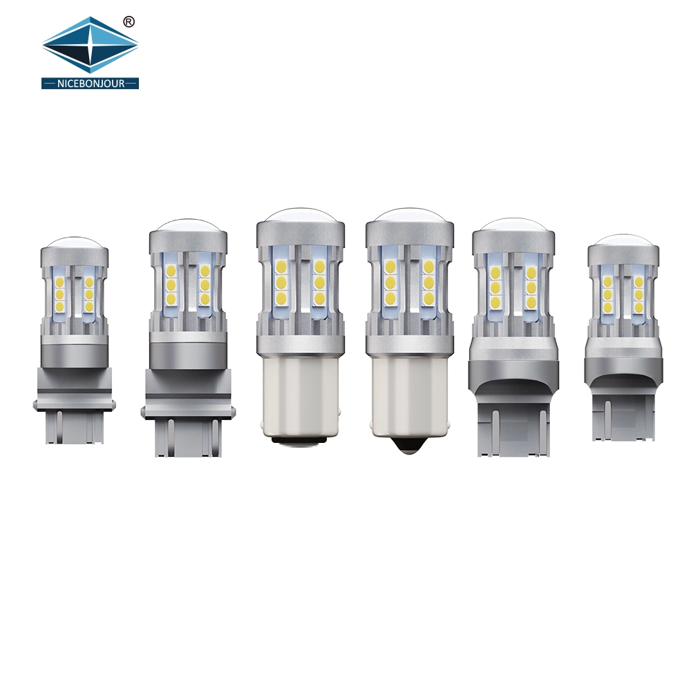 Auto Lighting System LED P21 T20 7440 Bulb for Car Brake Lights Reverse Turn Signal Lamp