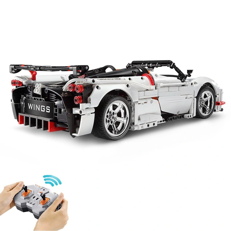 Kinder Kinder Radio Fernbedienung Elektro R / C RC Auto Fahrzeug Baublock Ziegelbau Educational Intelligence Zusammengebaut Set Modell Großhandel/Lieferant Spielzeug GIF