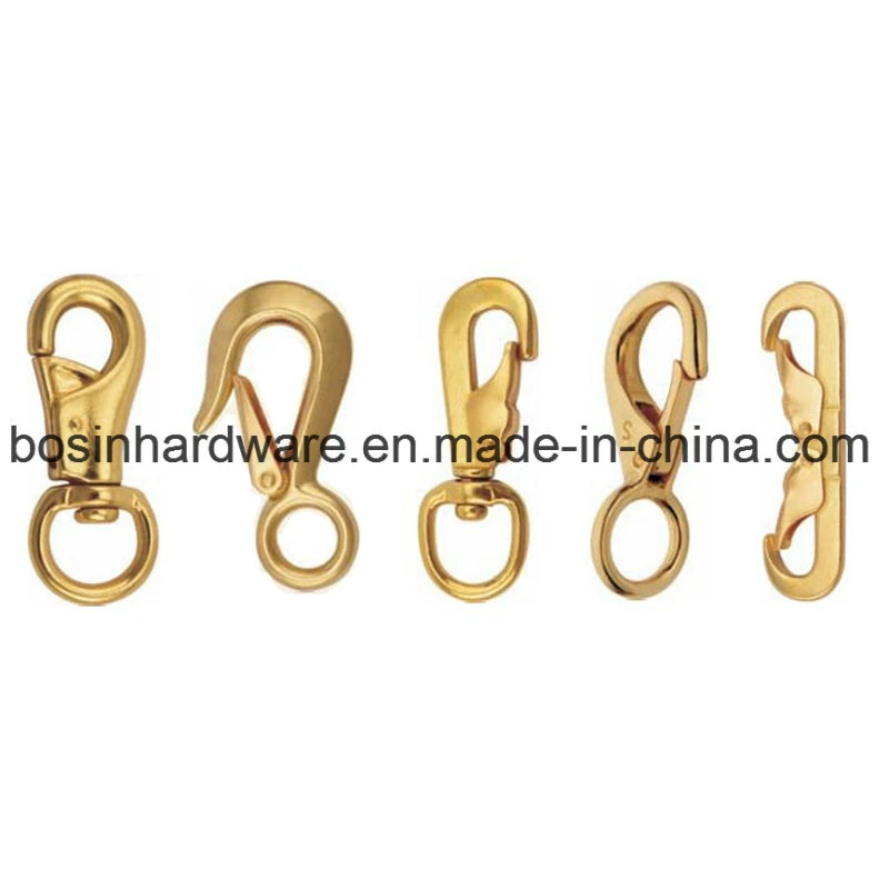 Solid Brass Spring Snap Hook