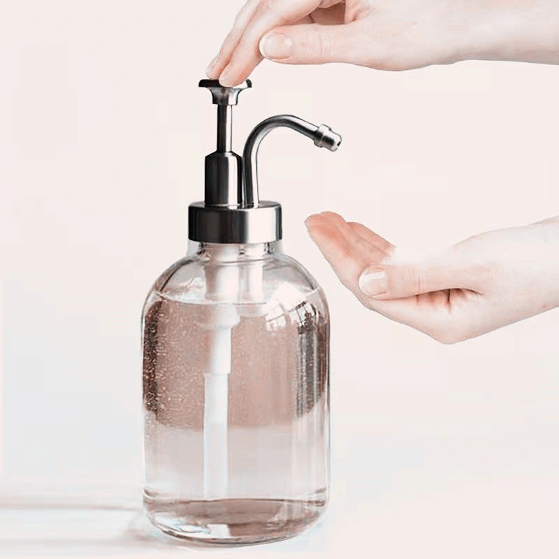 500ml Simplicity Glass Hand Soap Dispensing Bottle Lotion Glass Container