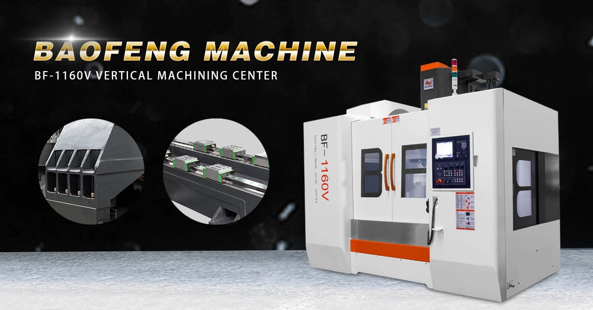 3 Axis Milling Machine CNC Machine Vmc 1160vp Machinery for Metal Processing