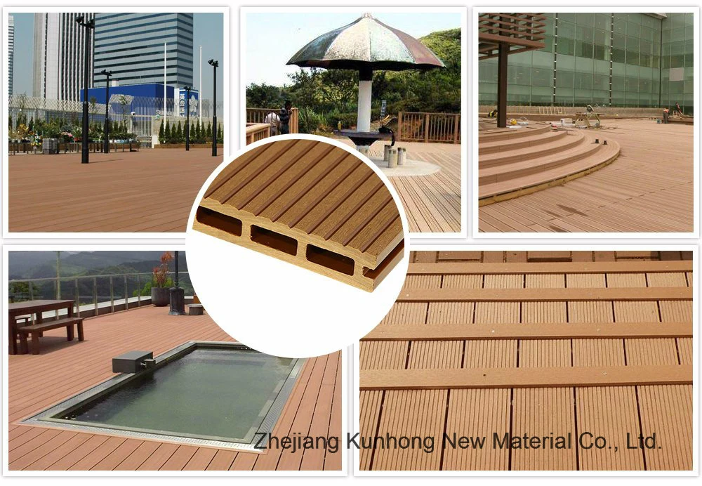 Heißer Verkauf Holz Kunststoff Composite Bodenbelag für den Außenbereich