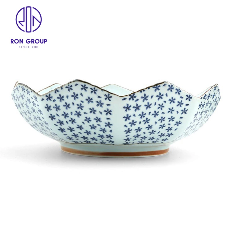 Wholesale/Supplier Ceramic Unique Diamond Style Bowl Clod Dish Dinnerware Tableware for Hotel Restaurant Catering