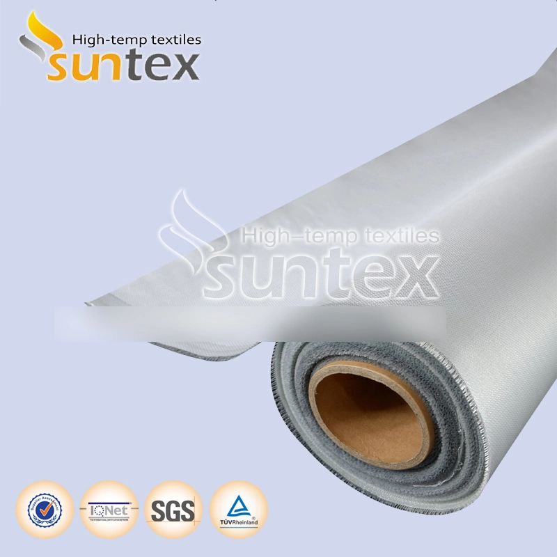 Heat Resistant Fire Resistant Silicone Coated Fiberglass Fabrics Insulation Cloth