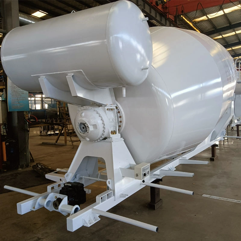 Concrete Mixer Truck Top Mounted Drum Mixer Truck Cement Mixing Tank 2, 3, 4, 5, 6, 7, 8, 9, 10, 11, 12, Cubic Meters