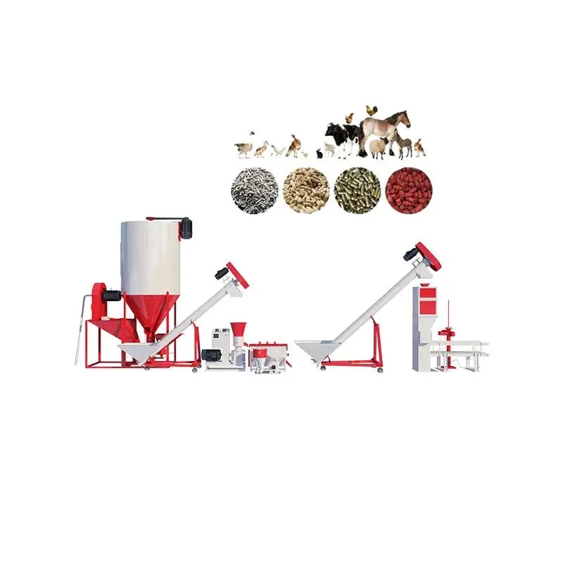 Línea de producción de alimento para ganado/Piensos/planta de pélets de máquinas de procesamiento de la alimentación animal