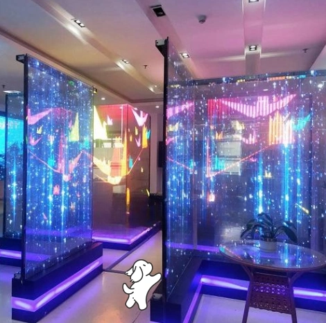 Amazing Waterproof LED Transparent Glass Video Wall display Outdoor