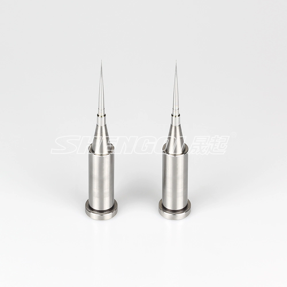 Hasco Standard Syringe Core Pin Mold Insert with Tin Coating Plating for Medical Injection Tooling Pipette