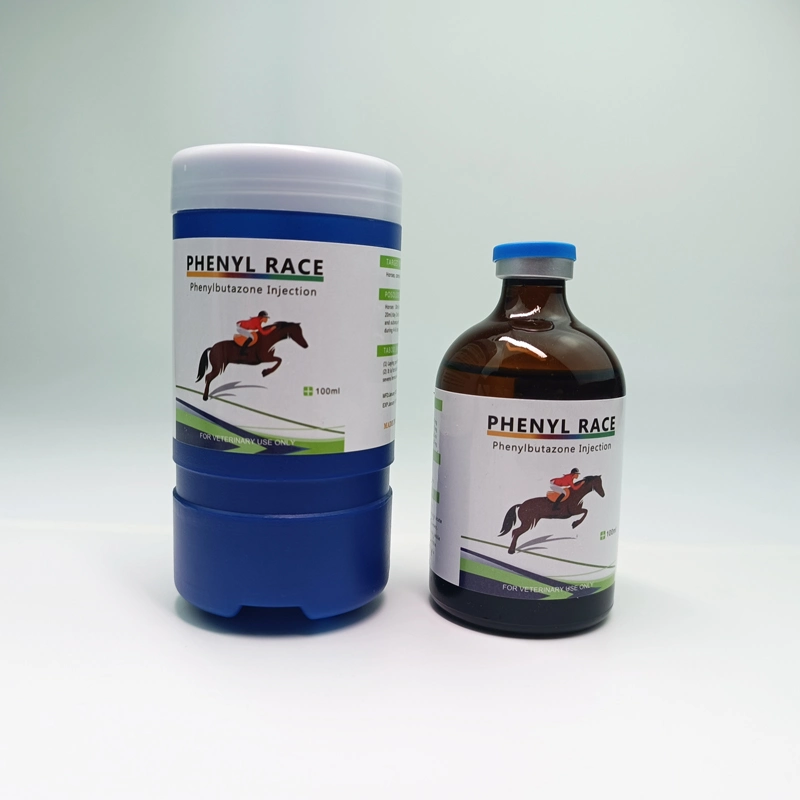 Veterinary Drugs Injectable Phenylbutazone 18% Injectable Solution for Horses Use, 100ml