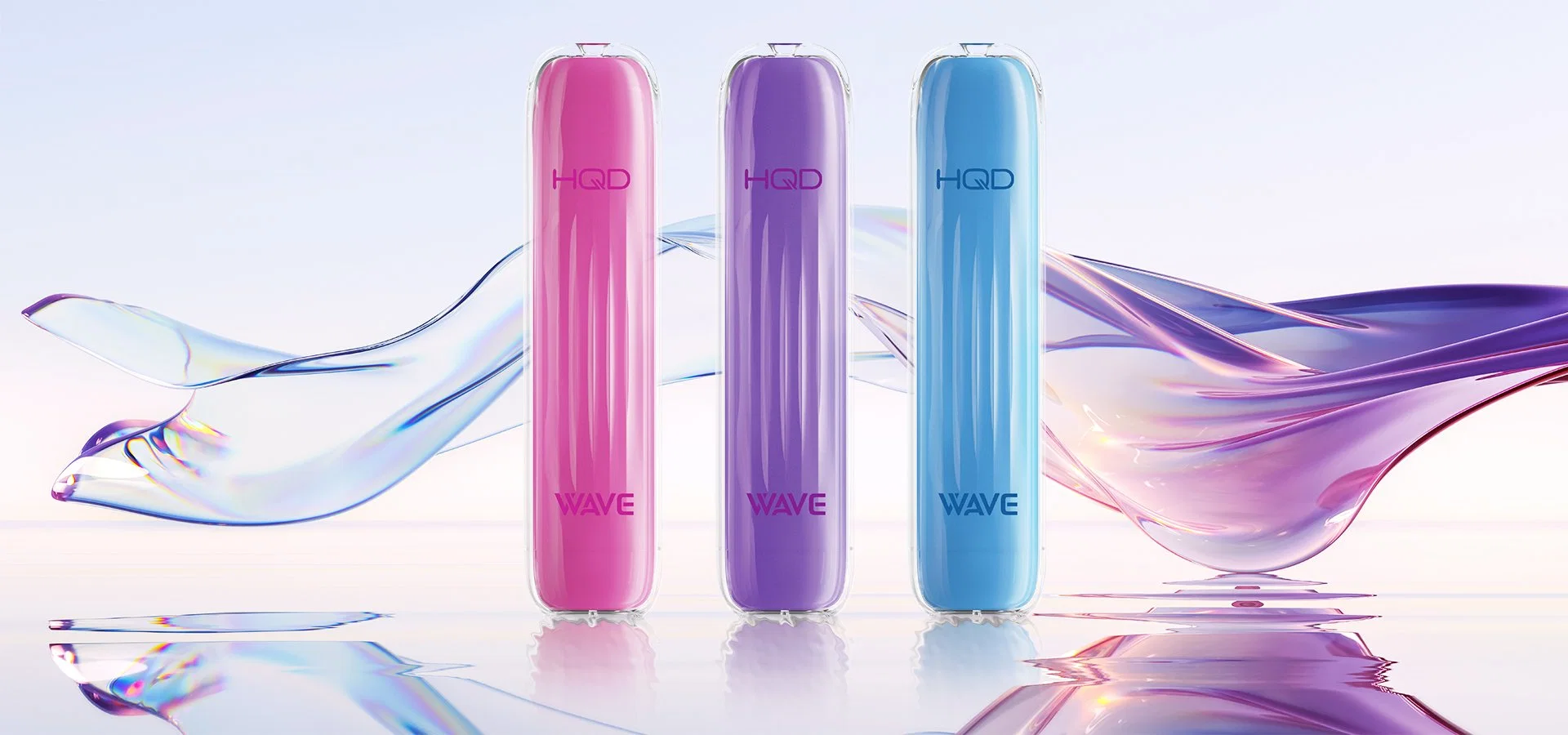 600 Puffs Double Injection Molding Disposable/Chargeable Vape Wave with Rainbow Flavor