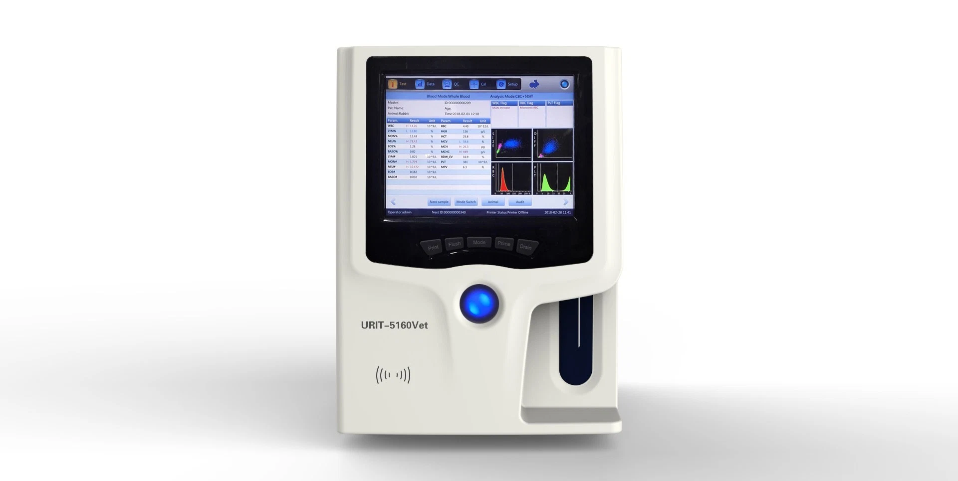 Urit-5160 5parts Automatic Hematology Analyzer Machine for Veterinary/Human