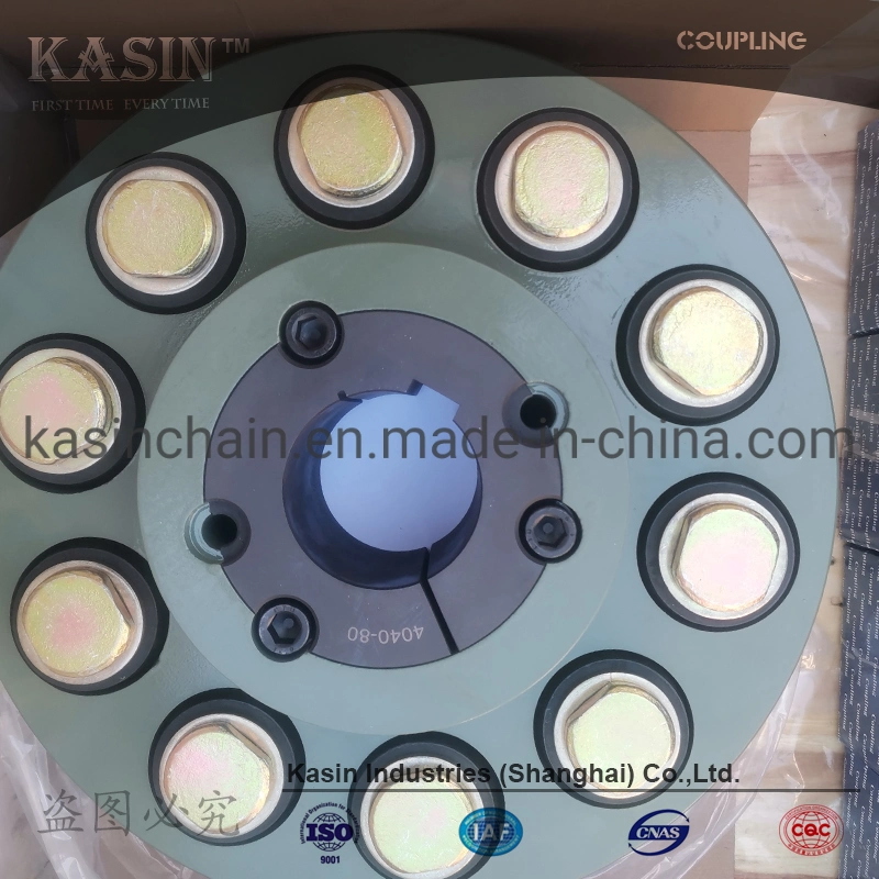 Pièces de transmission accouplement d'arbre modèle FCL 4040-80 avec bague conique Pour l'prix d'usine d'approvisionnement en équipements industriels de Kasin