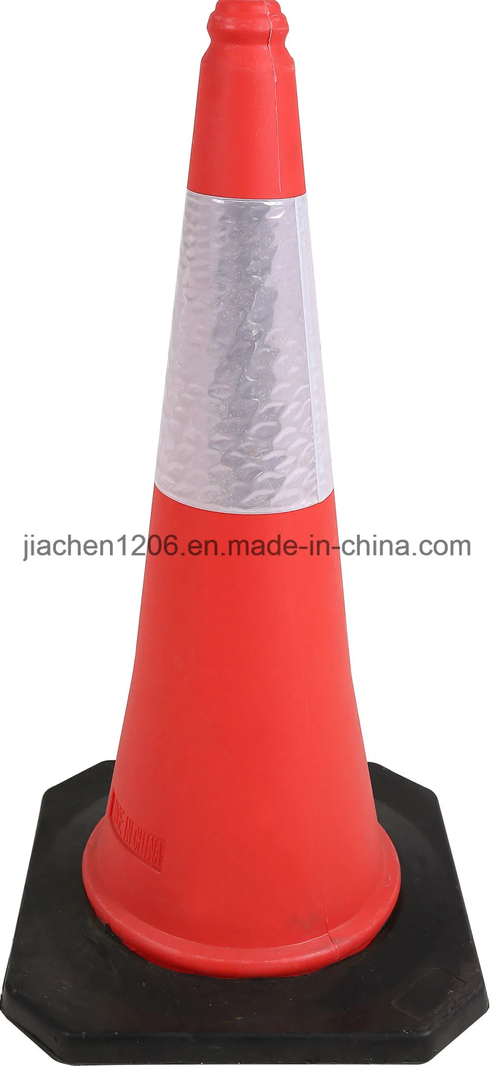 Jiachen Traffic Cone Pop Style 29.50 Inch PE Material with Rubber Base