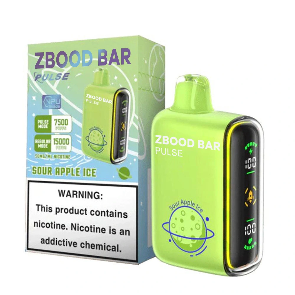 Barre d'impulsions numérique Zbood OEM ODM USA 0/2%/3%/5% Ma6000 Mk Ugly Monkey Ovns stylos Vape jetable