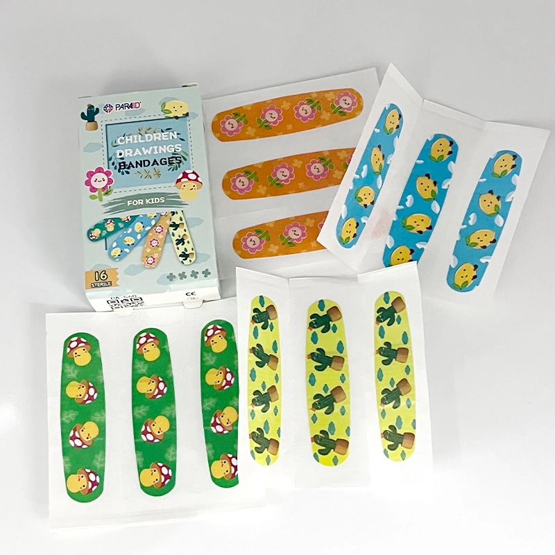 Kids Plaster Cartoon Adhesive Bandages Children Drawings