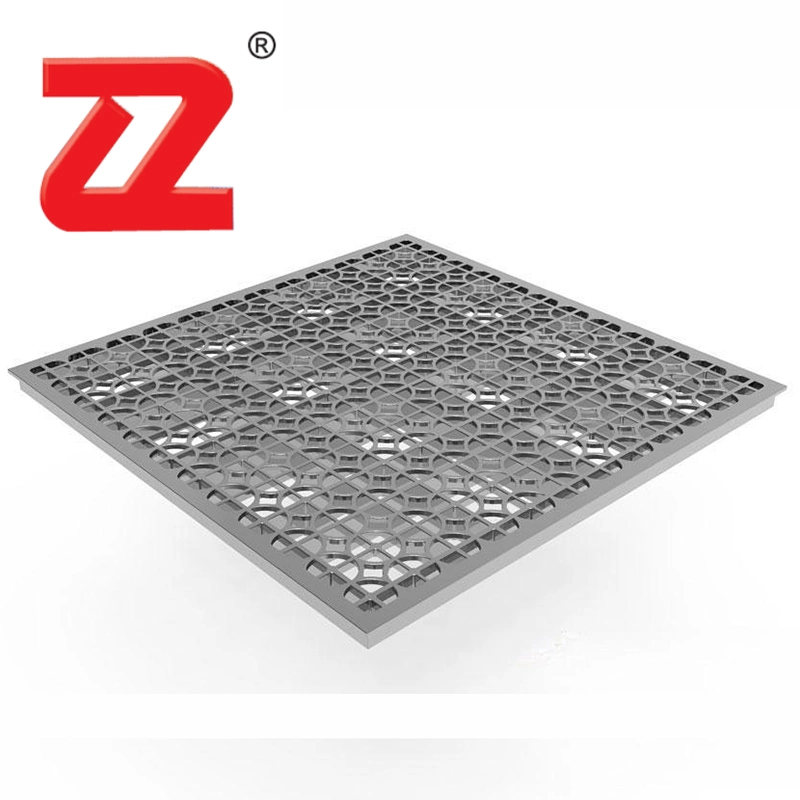 High Strength 55% Airflow Aluminum Raised Floor Grille Panels for Telecommunications, Power Electronics